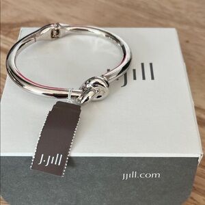 J. Jill Silver Knot Bangle NWT